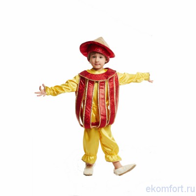 Карнавальный костюм &quot;Фонарик&quot; Карнавальный костюм "Фонарик" выполнен из качественных тканей: атласа, лазера, велюра. Рассчитан для детей 4-5 лет, ростом 90-115 см.