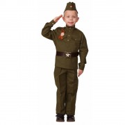 Военный костюм "Солдат" детский(100% хлопок)