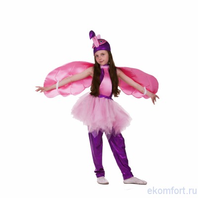 Карнавальный костюм для девочек &quot;Фламинго&quot; Карнавальный костюм "Фламинго" выполнен из качественных тканей: атласа, фатина и лазера. Рассчитан для девочек 8-11 лет, ростом 125-140 см.