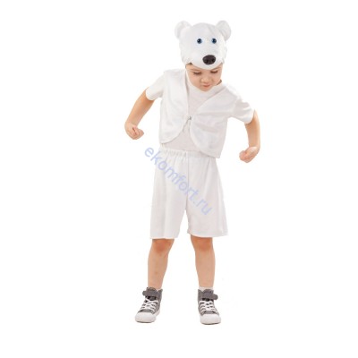 Карнавальный костюм Медведь белый &quot;Умка&quot;  Карнавальный костюм Медведь белый "Умка"